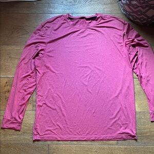 lululemon athletica Men's Long Sleeve Shirt in red